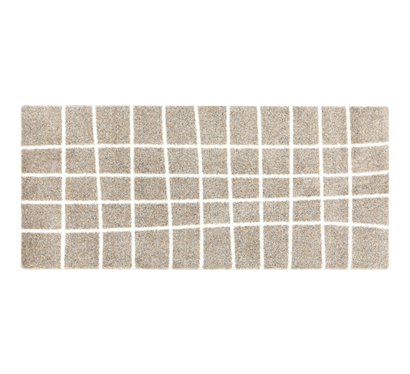 Hand Travertine dørmatte 45x100 cm fra Heymat