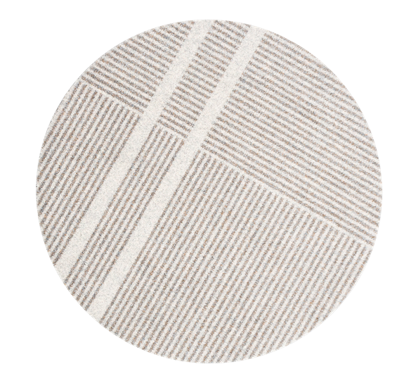 Løype Breezy Beige dørmatte Ø100 cm fra Heymat