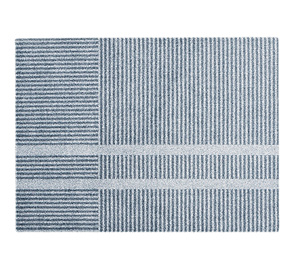 Løype Cloudy Grey dørmatte 85x115 cm fra Heymat