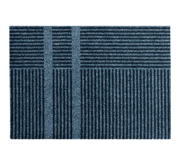 Løype Stormy Blue dørmatte 60x85 cm fra Heymat