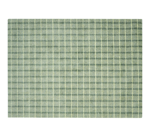 Grid Matcha Lemon dørmatte 85x115 cm fra Heymat