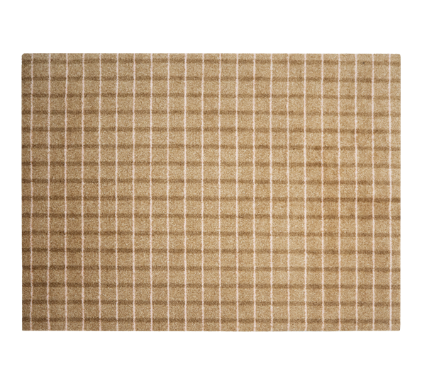 Grid Chocolate Strawberry dørmatte 85x115 cm fra Heymat