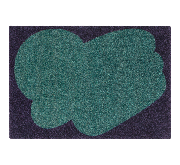Sight Unseen dørmatte 58x81 cm smaragdgrønn fra Heymat