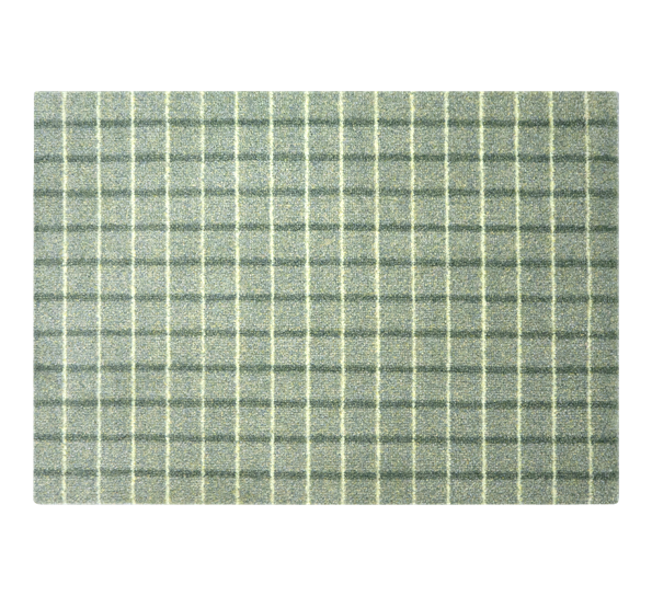 Grid Matcha Lemon dørmatte 60x85 cm fra Heymat