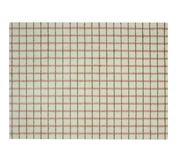 Grid Lime Candycane dørmatte 85x115 cm fra Heymat