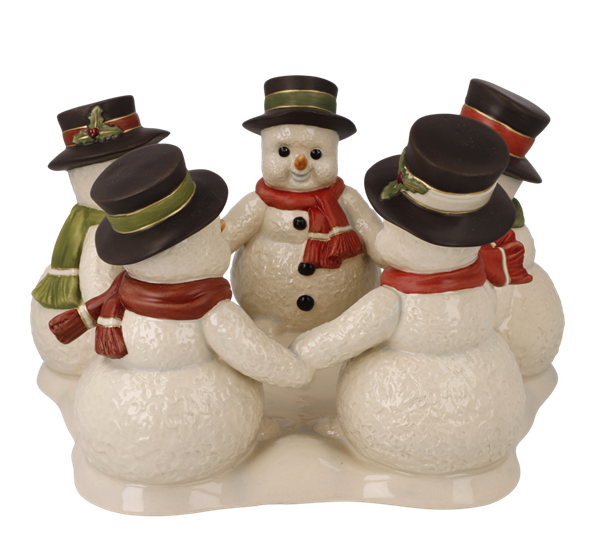 Snømann Best Friends telysestake 12,5 cm fra Goebel