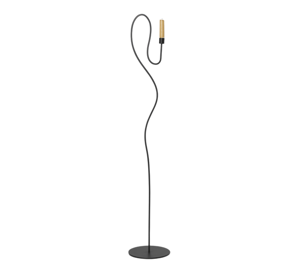 Valse gulvlysestake sort fra Ferm Living
