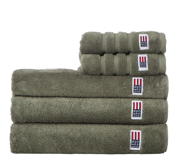 <p>Original håndkle dusty olive 70X130 cm fra Lexington</p>
