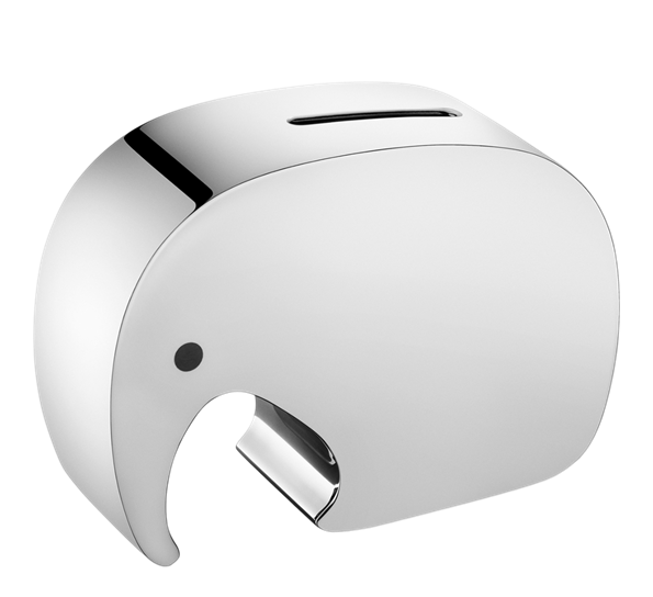 Miniphant sparebøsse fra Georg Jensen