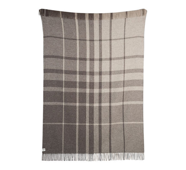 Filos pledd grå fra Røros Tweed