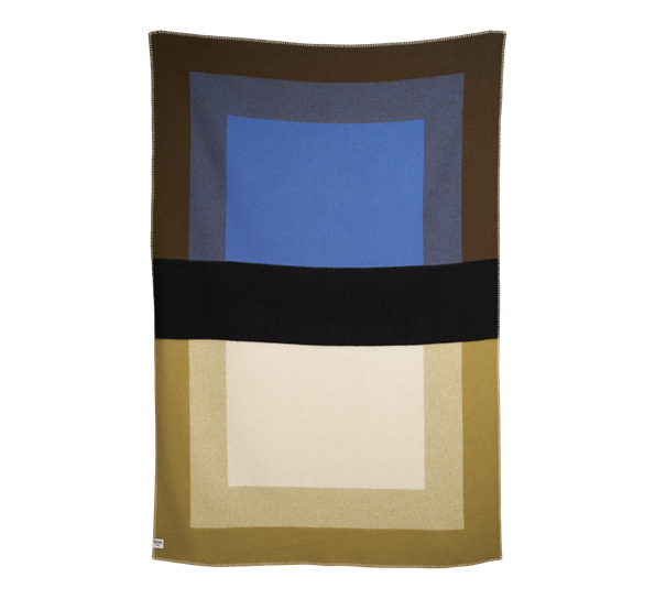 Bento pledd oliven 135x200 cm fra Røros Tweed