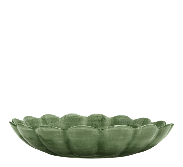 Oyster skål 31 cm 220 cl forest green fra Mateus