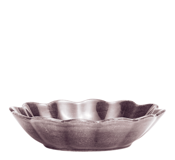Oyster skål 18x16 cm 40 cl plum fra Mateus