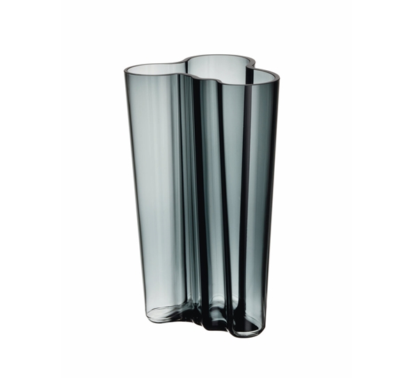Aalto vase 201mm Mørk Grå fra Iittala
