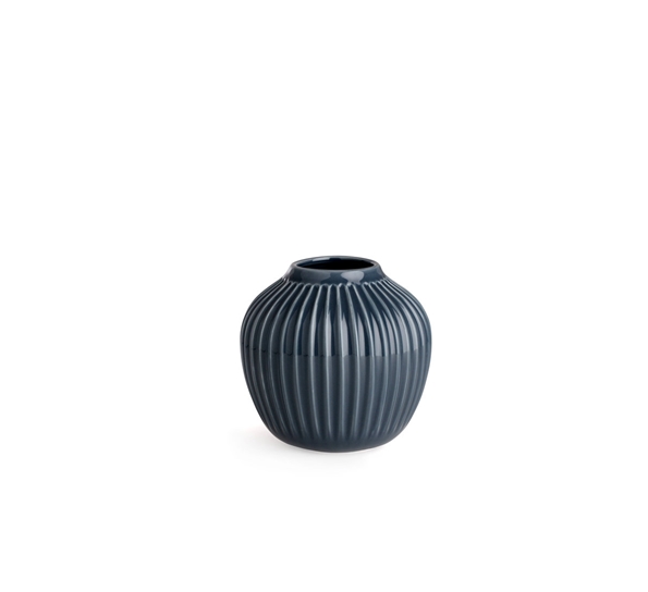 Hammershøi vase antrasittgrå 12,5 cm fra Kähler