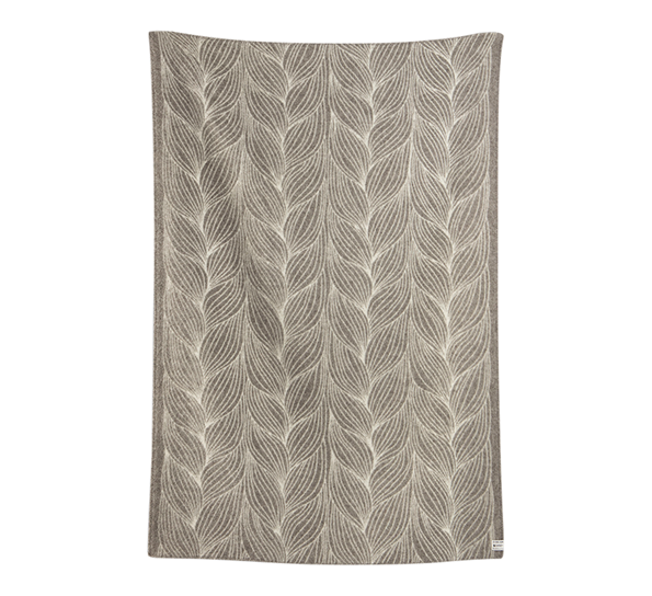 Naturpledd flette 135x200 cm fra Røros Tweed