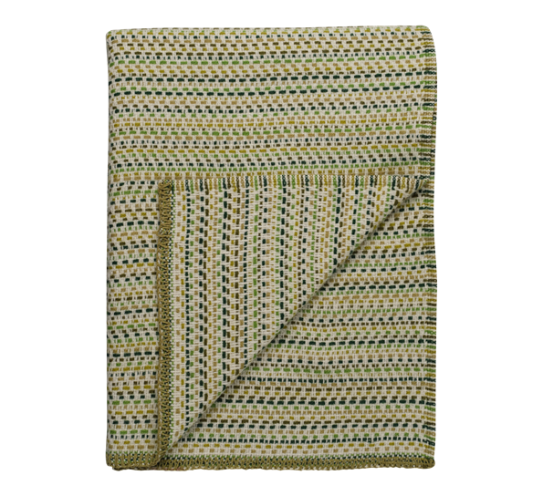 <p>Juli pledd grønn 150x200 cm fra Røros Tweed</p>
