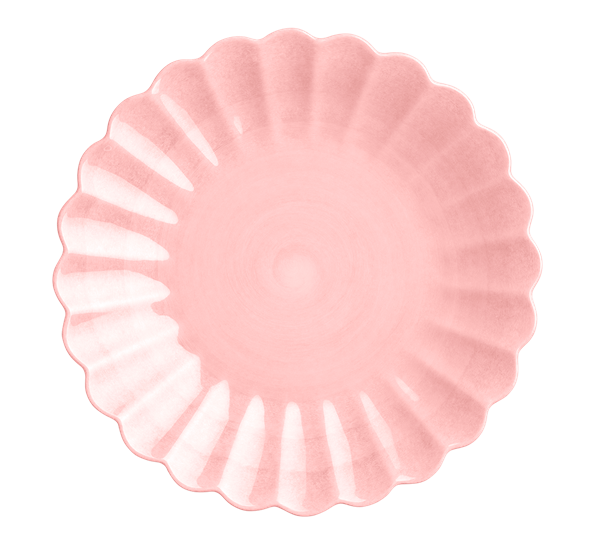 Oyster asjett 20 cm lys rosa fra Mateus