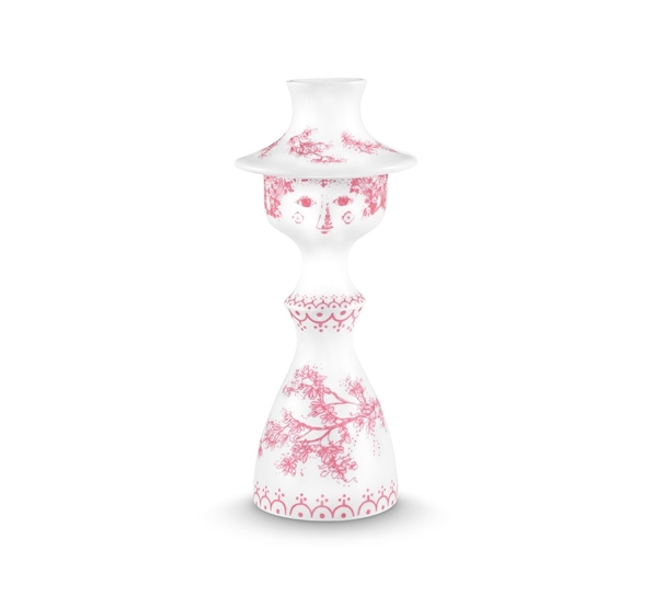 Felicia lysestake 19,5 cm rosa fra Bjørn Wiinblad