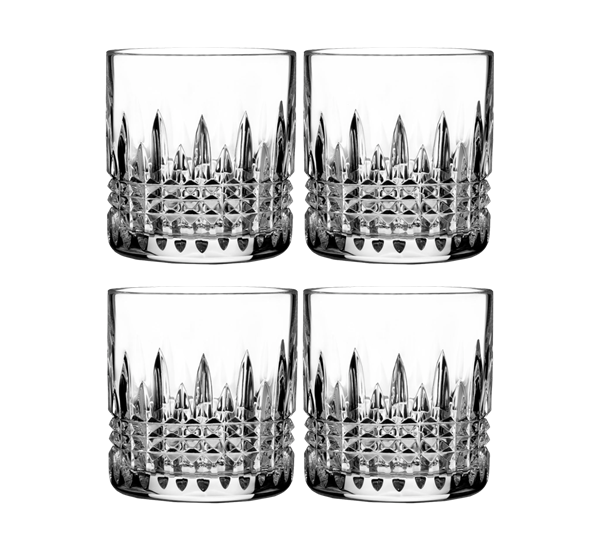 Lismore Connoisseur whiskyglass 4pk diamond straight 20 cl fra Waterford