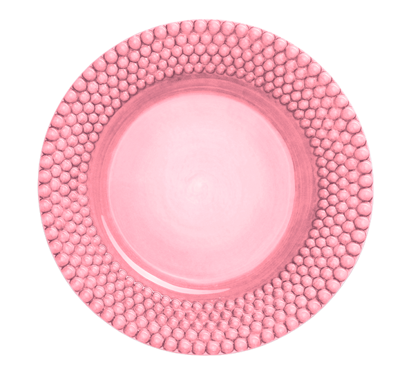 Bubbles serveringsfat 42 cm rosa fra Mateus