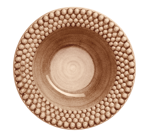 Bubbles tallerken dyp 25 cm 60 cl cinnamon fra Mateus