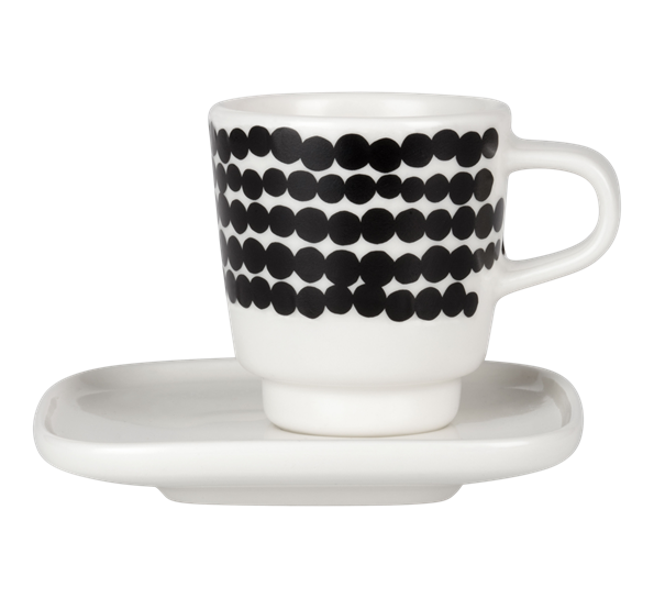 Siirtolapuutarha espressokopp med skål 5 cl fra Marimekko