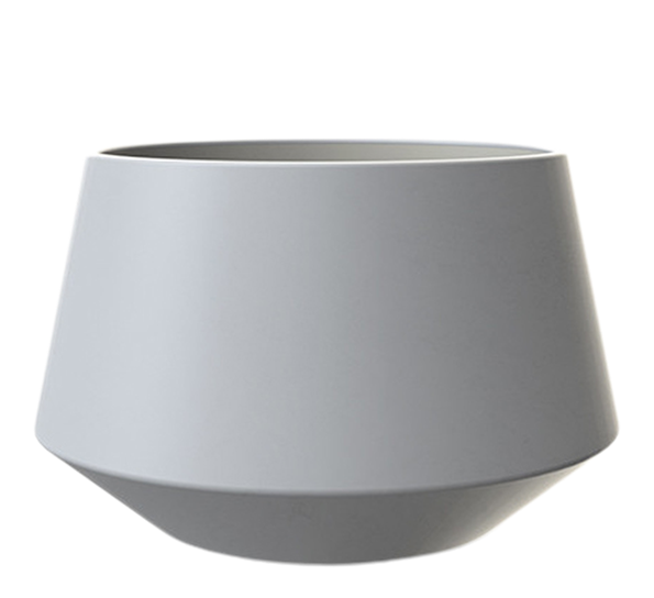 Convex potteskjuler 9,5 cm lys grå fra Cooee Design
