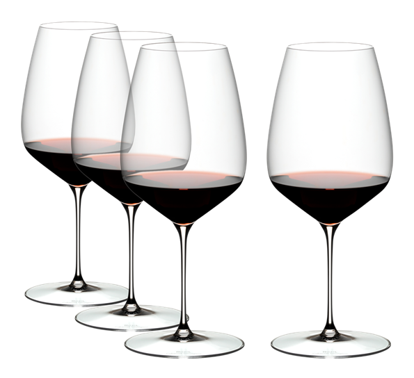 Veloce Cabernet Merlot rødvinsglass 4 for 3 Riedel