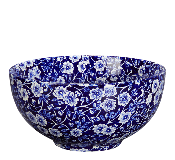 Blue Calico skål liten 16 cm fra Burleigh