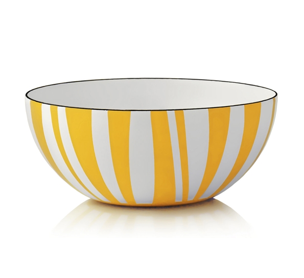 Stripes skål gul 30cm