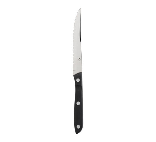 Old farmer black biffkniv sort stål 22cm fra Gense