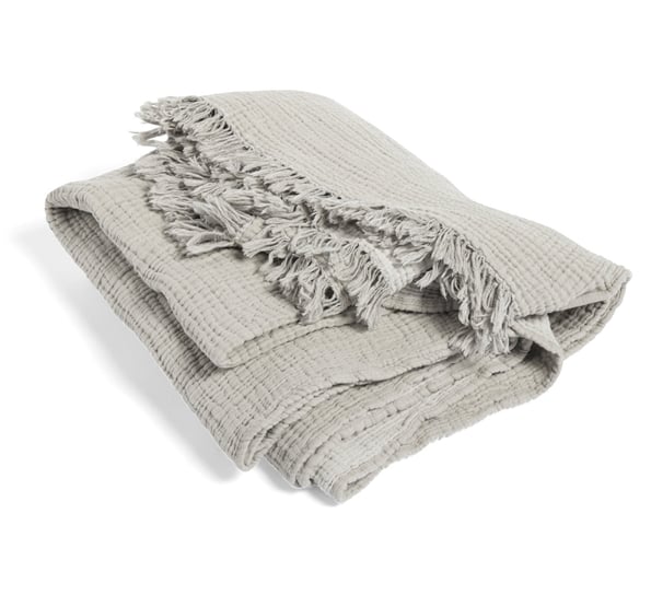 Crinkle pledd grå fra HAY