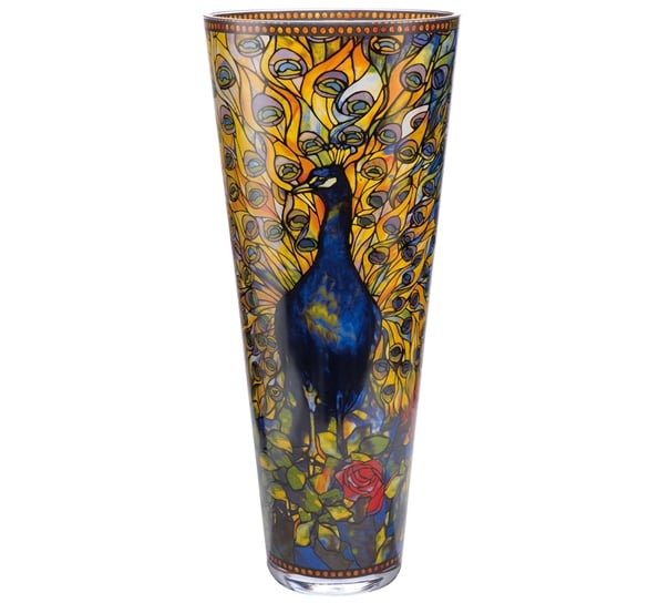 Peacock vase 60 cm
