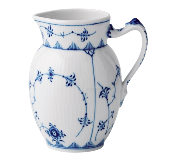 Musselmalt Riflet mugge 38 cl fra Royal Copenhagen
