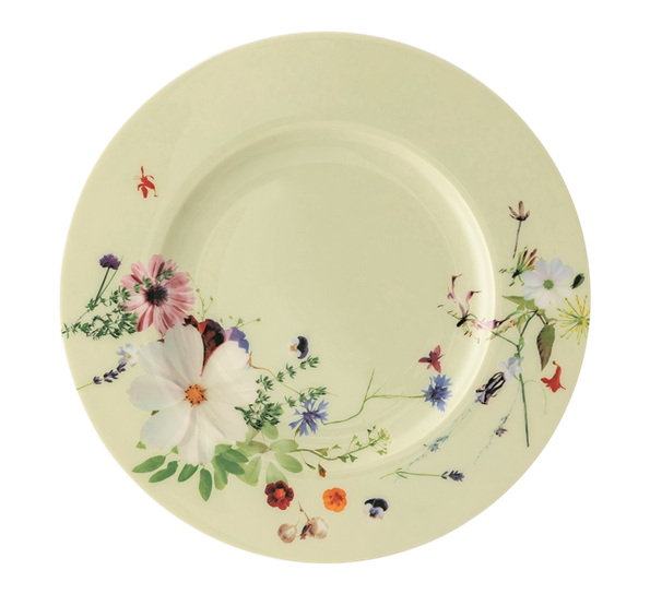 Grand Air dessertasjett med fane 19 cm grønn fra Rosenthal