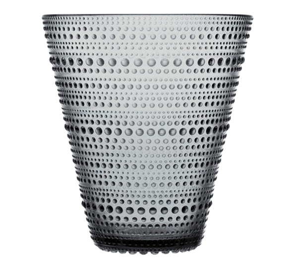 Kastehelmi grå vase fra Iittala