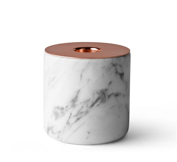 Chunk of marble l hvit kobber fra Audo Copenhagen