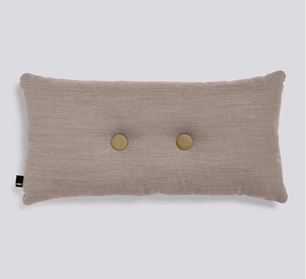 Dot Surface pute gylden beige med 2 knapper fra HAY
