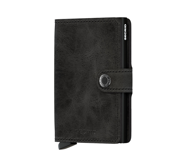 Secrid miniwallet sort vintage fra Secrid