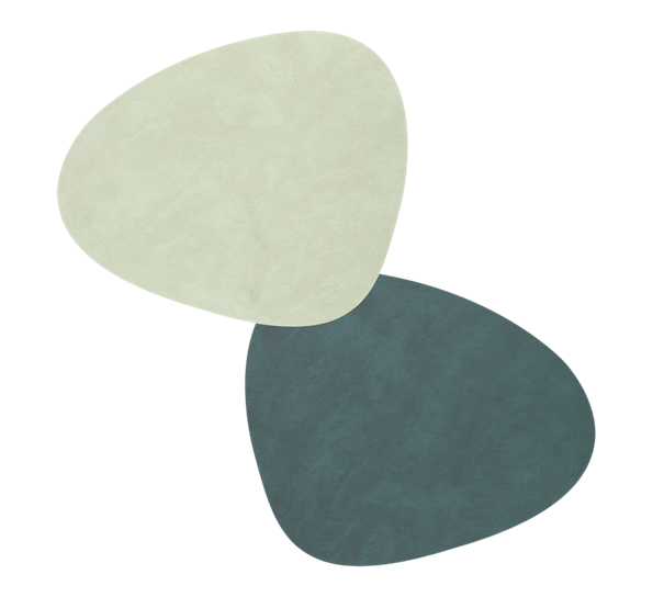 Curve Nupo double spisebrikke 37x44 cm mørkegrønn oliven Lind DNA
