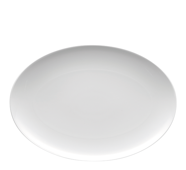 Loft Hvit fat ovalt 40 cm fra Thomas