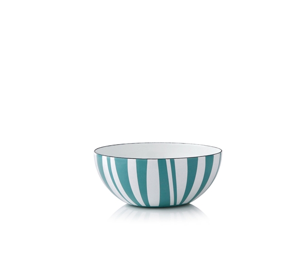 Stripes skål mosegrønn 14cm