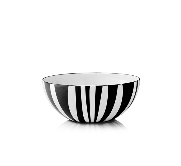 Stripes skål sort 18cm