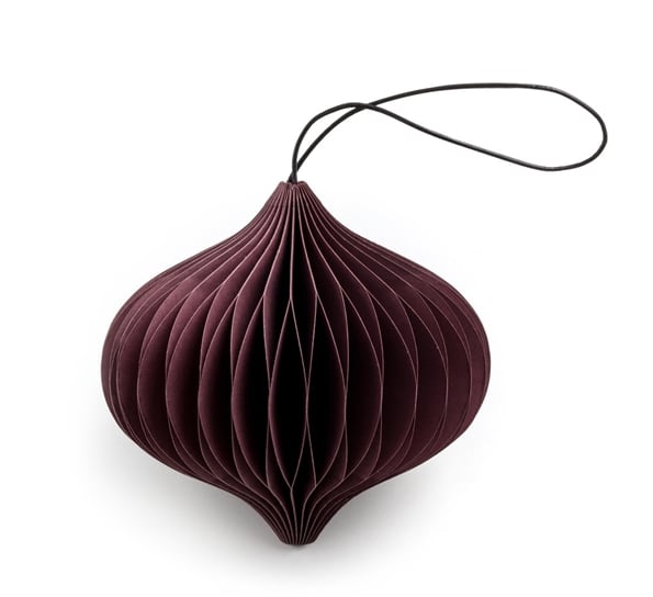 Onion dark red juledekorasjon Nordstjerne