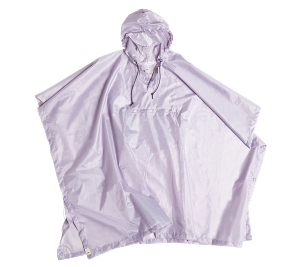 Mono regnponcho lavendel fra HAY