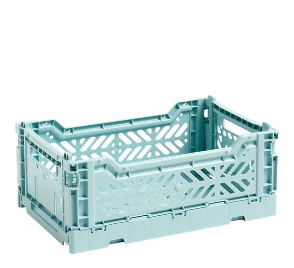 Colour Crate 17x26,5x10,5 cm arctic blue oppbevaringskasse fra HAY