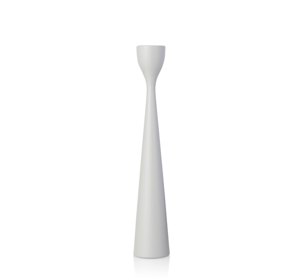 Rolf lysestake lys grå 33 cm