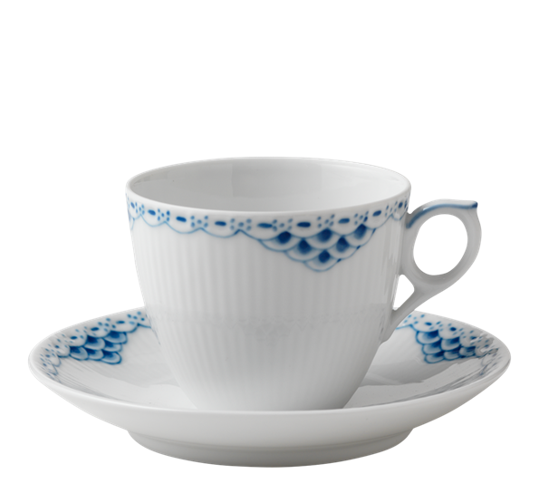 Prinsesse kaffekopp med skål 17 cl fra Royal Copenhagen