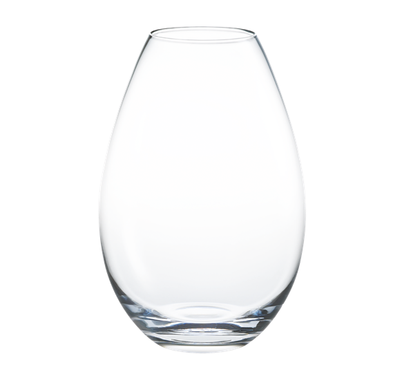 Cocoon vase 20,5 cm klar fra Holmegaard